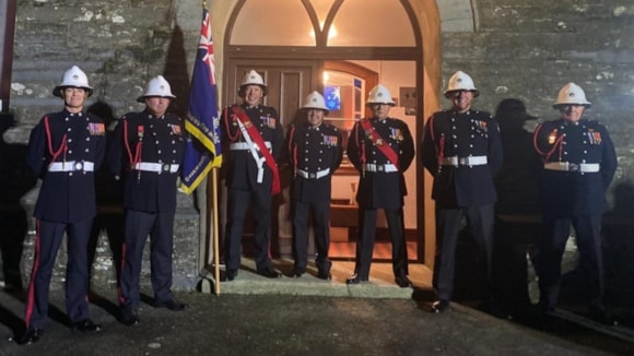 The Mid and West Wales Fire and Rescue Service's annual Charity Carol Service raised £597 for charities, bringing community and staff together for festive carols and readings.