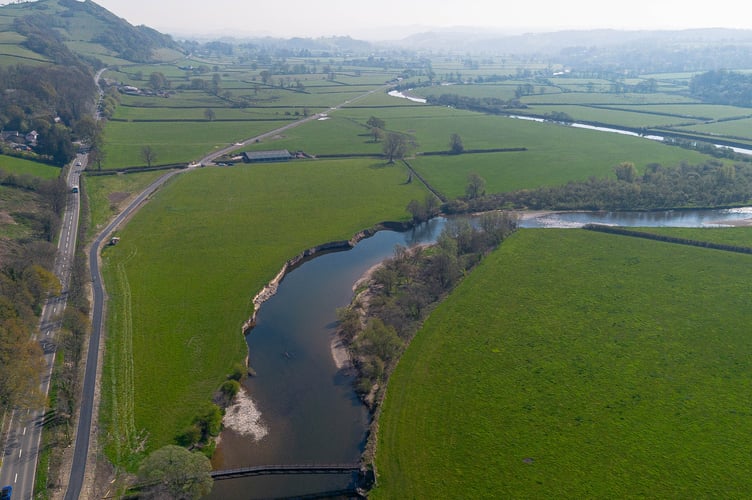 Friday April 04 2025 Towy Valley Path between Carmarthen and Nantgaredig 