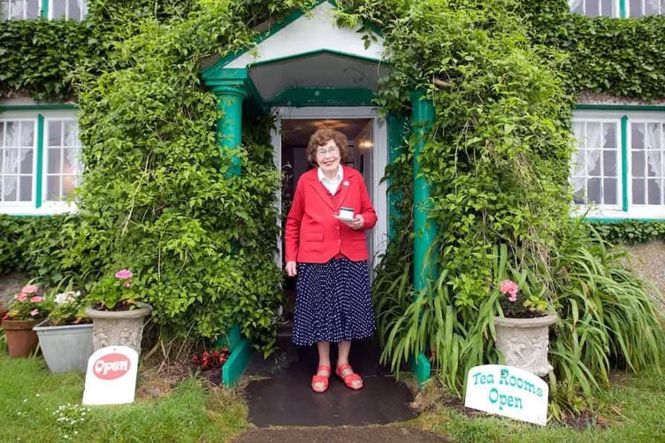 Auntie Vi at Ye Olde Worlde Café, Bosherston