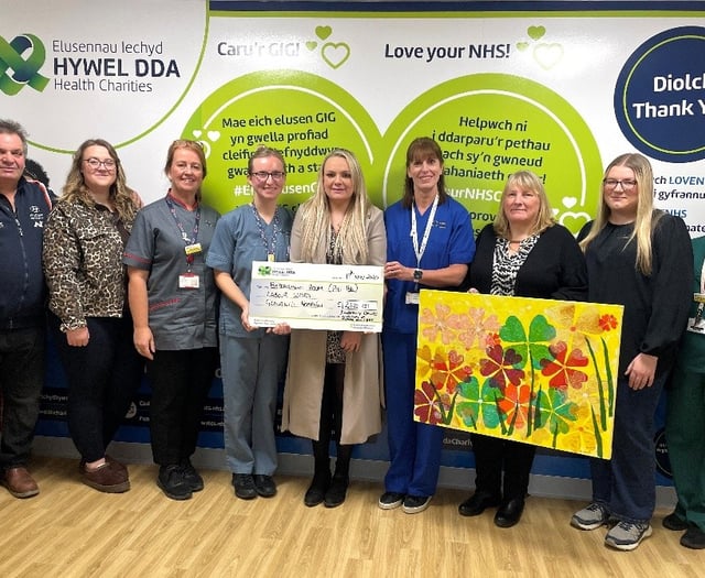 Raising £2,620 for a cause close to heart