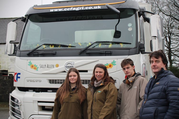 Sandy Bear Children’s Bereavement Charity has been honoured to work alongside CCF Agri in creating a deeply moving tribute: a specially commissioned lorry carrying Sally’s name, her beloved sunflowers, and the Sandy Bear logo
