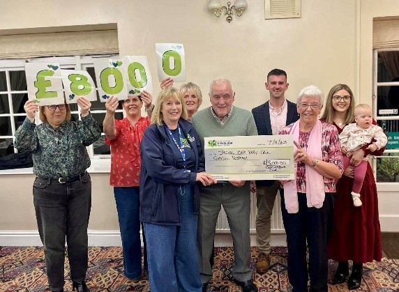 Organisers of Sioe Cwmsychbant, Sara Thomas and fundraising officer Claire Rumble