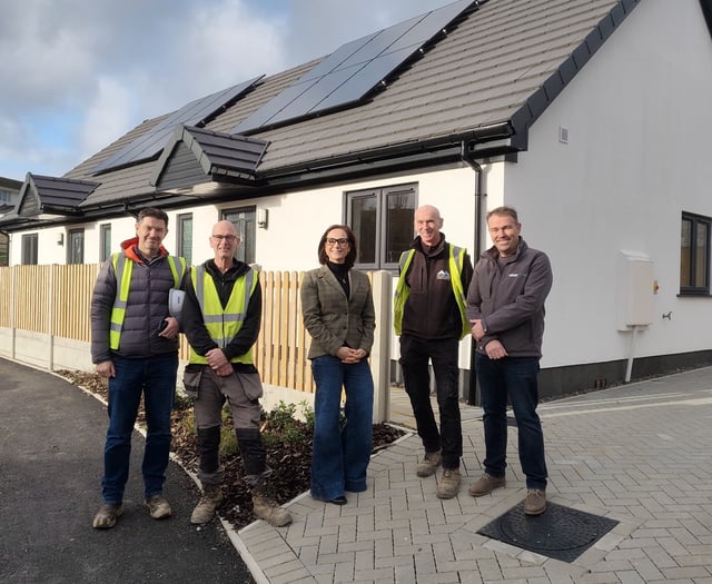 Ateb welcomes first affordable home residents at Saundersfoot scheme