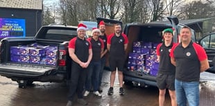 Tenby Round Table spreads festive cheer with chocolates