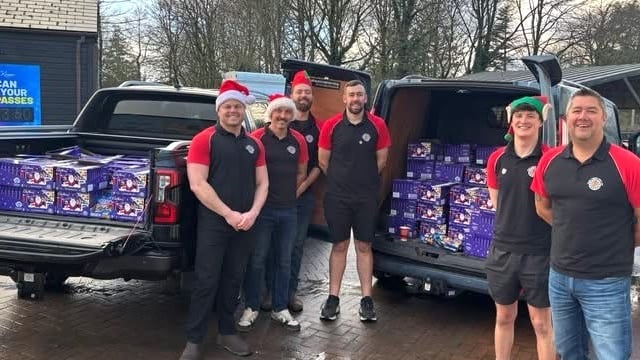 Tenby Round Table spreads festive cheer with chocolates