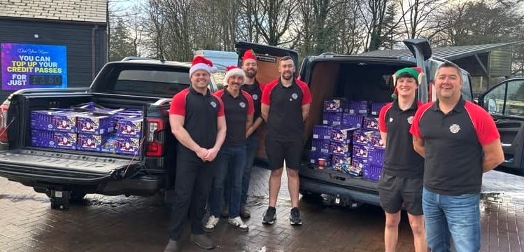 Members of Tenby Round Table ended their 2025 charitable work by delivering 1,200 boxes of chocolates to local primary schools, spreading festive cheer.