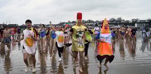 Celebrate 40 years of Saundersfoot's iconic New Year's Day Swim