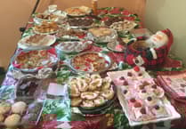 Hundleton WI enjoys Christmas buffet