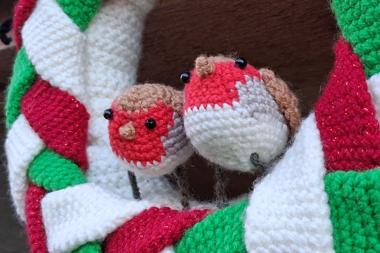 Penally Yarn Bombers Christmas Display - Elizabeth Fitzpatrick