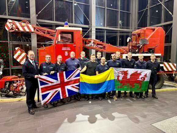 In early December, Mid and West Wales Fire and Rescue Service (MAWWFRS) supported the ninth convoy to deliver emergency support to Ukrainian Firefighters facing extreme operational challenges,