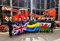 West Wales fire service supports convoy delivering aid to Ukrainian firefighters