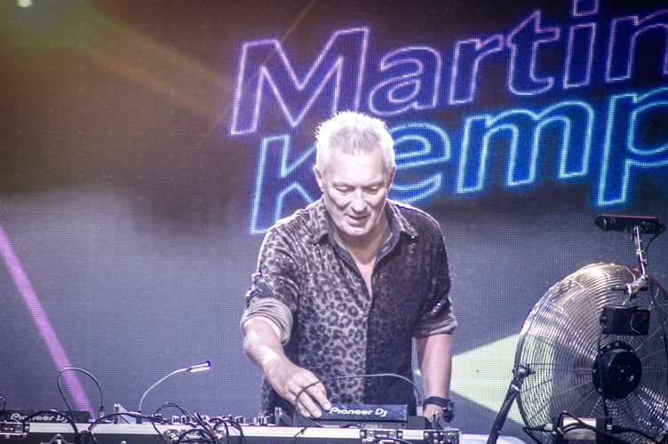 Martin Kemp in Tenby last year (Photo by Mark Antony)