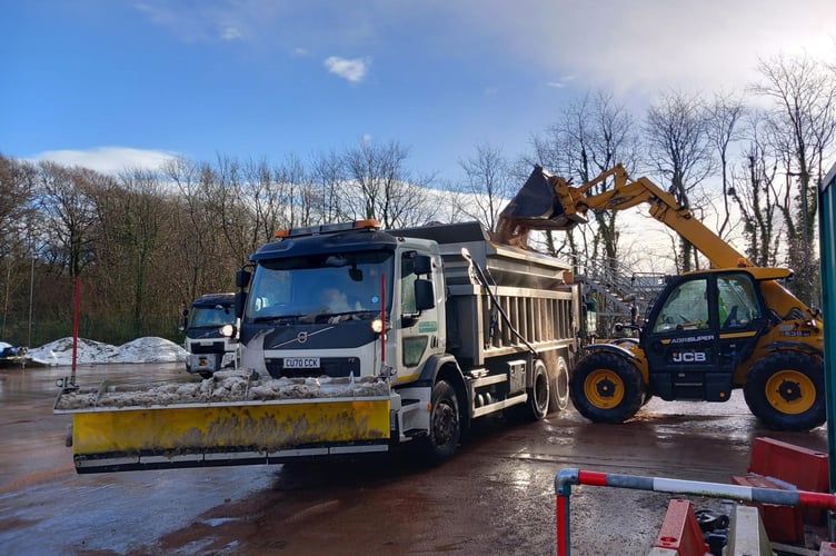 Pembrokeshire snow gritter