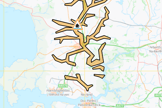 Western Cleddau flood alerts