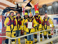 RNLI St Davids hailed for heroics saving sea kayakers