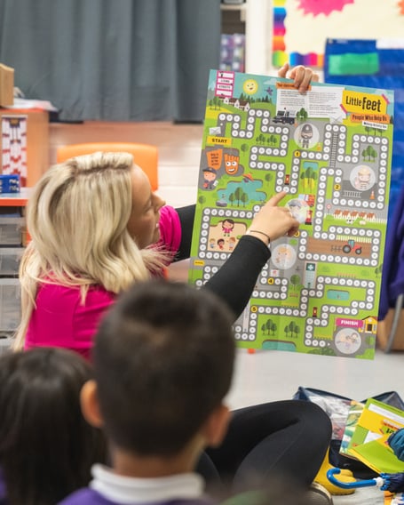 The 'Little Feet' programme, supported by the Welsh Government, aims to instil healthy walking habits in children aged 2-5 years.