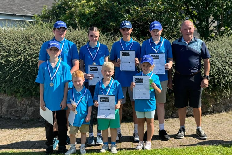 Front left in the Trefloyne Sixes team