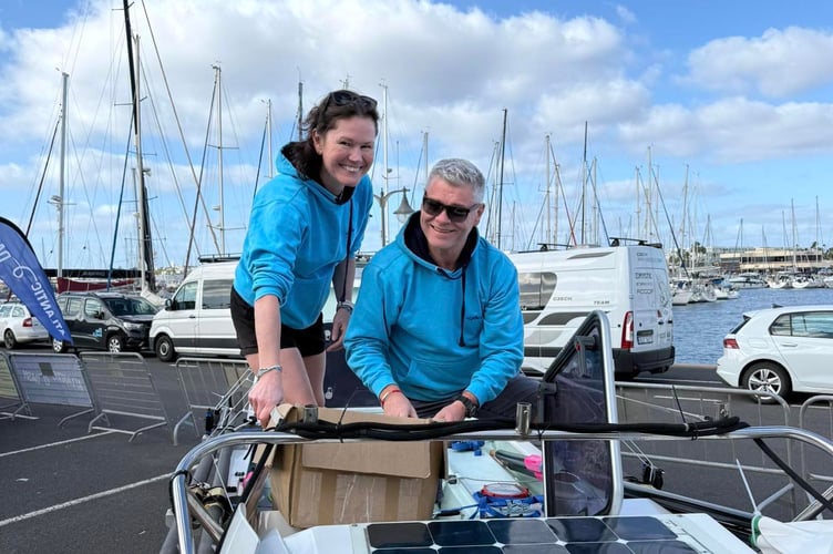 Emma and Andrew are currently in the Canary Islands as they prepare to set off.
