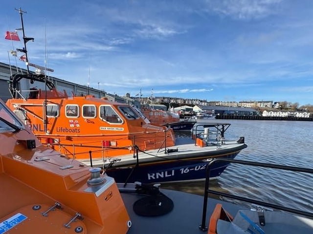Haydn Miller lifeboat returns home to Tenby