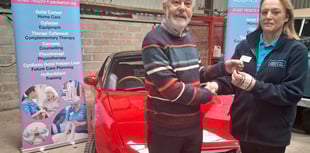 Generous car donation raises £5,500 for Pembrokeshire Hospice