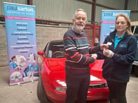 Generous car donation raises £5,500 for Pembrokeshire Hospice