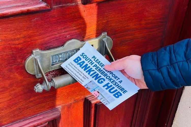banking hub petition Pembrokeshire
