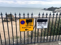 Vandalism targets Welsh signs in Tenby