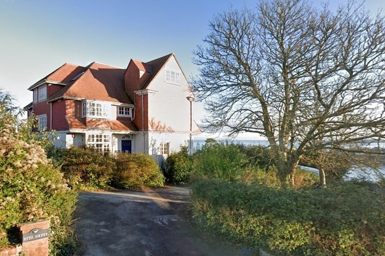 Grade-II-listed Nyth Aderyn, North Cliffe, Tenby. Picture: Google Street View.