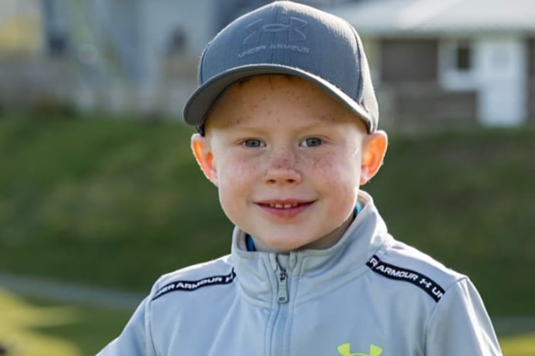 Trefloyne junior golfer Rory Henshaw, aged 5
