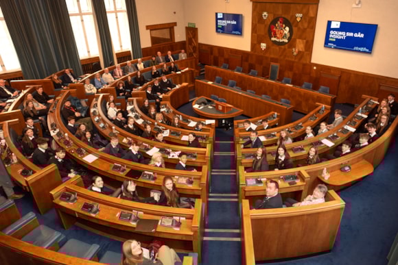 Carmarthenshire students engage in budget insight