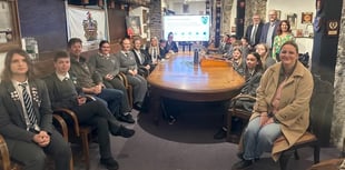 Ysgol Greenhill students' partnership with businesses praised