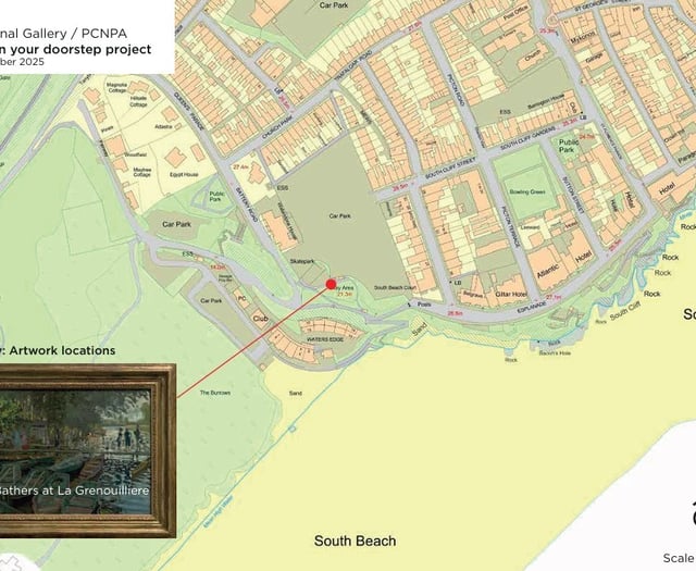 Gallery masterpieces displayed in Pembrokeshire