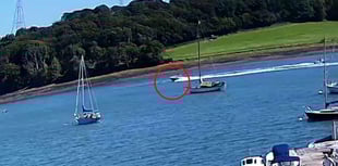 Moment speedboat driver crashed into 15-year-old kayaker