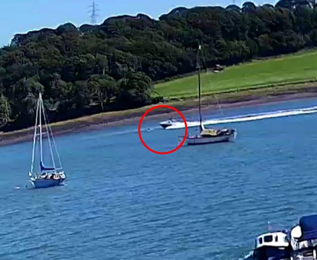 Moment speedboat driver crashed into 15-year-old kayaker
