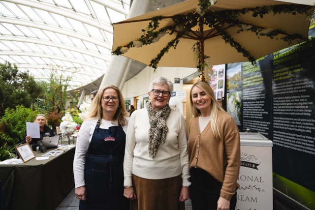 The first Carmarthenshire Wedding Showcase, held at the National Botanic Garden of Wales, has been hailed a major success, attracting over 100 attendees from across the county’s wedding sector.