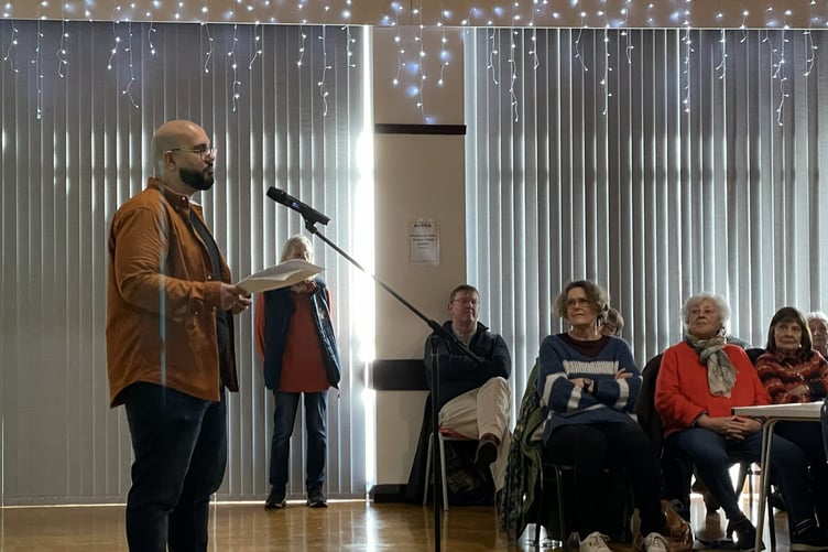 Nathen Amin at Pembroke Town Hall