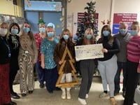 Children raise £630 for Glangwili Hospital