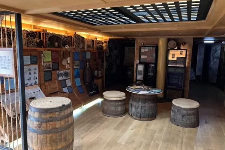 Existing internal views of the Saundersfoot coastal schooner