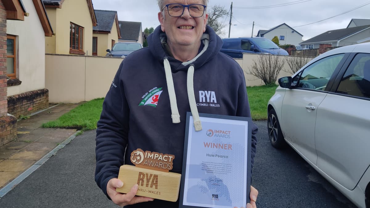 Welsh Sailing Impact Award for scoring expert Huw Pearce
