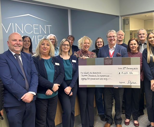 Pembrokeshire store raises £13,682 for Wales Air Ambulance!