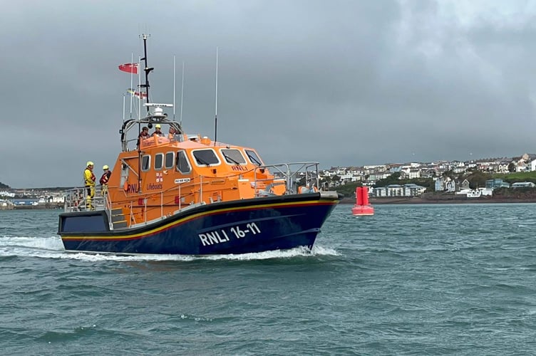 Angle RNLI crew members were tasked to assist with a medical incident in Neyland.