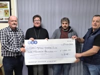 Whitland Motor Club raises £1,000 for CRY charity