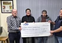 Whitland Classic Motor Club donates £1,000 to CRY charity