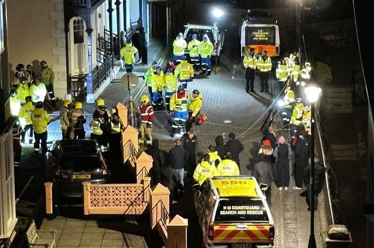 The exercise, which was planned in collaboration with HM Coastguard, Dyfed-Powys Police, Mid and West Wales Fire Service and WAST, was to maintain preparedness in an emergency event. 