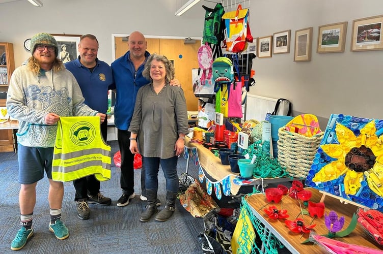 A ‘Tales From The Tideline’ exhibition in Saundersfoot, highlighted what really washes up on our beaches,