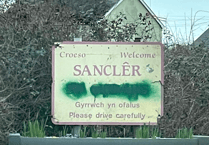 English road signs vandalism across Carmarthenshire condemned