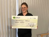 Fire walk raises £1,545 for neurophysiology department