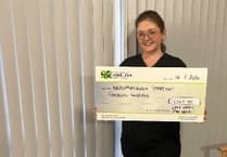 Fire walk raises £1,545 for Glangwili's neurophysiology department