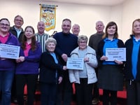 Tenby Freemasons boost local causes with donations