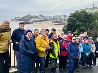 Steps2Health club's scenic winter walks